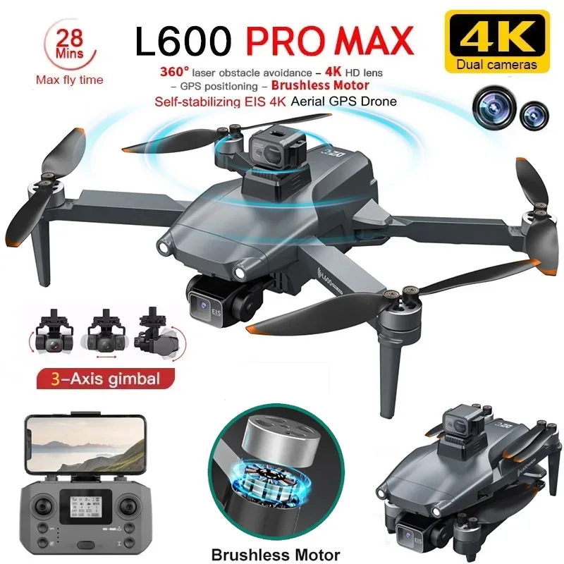 Rc Helicopter Parts - L600 PRO MAX GPS Drone Professional