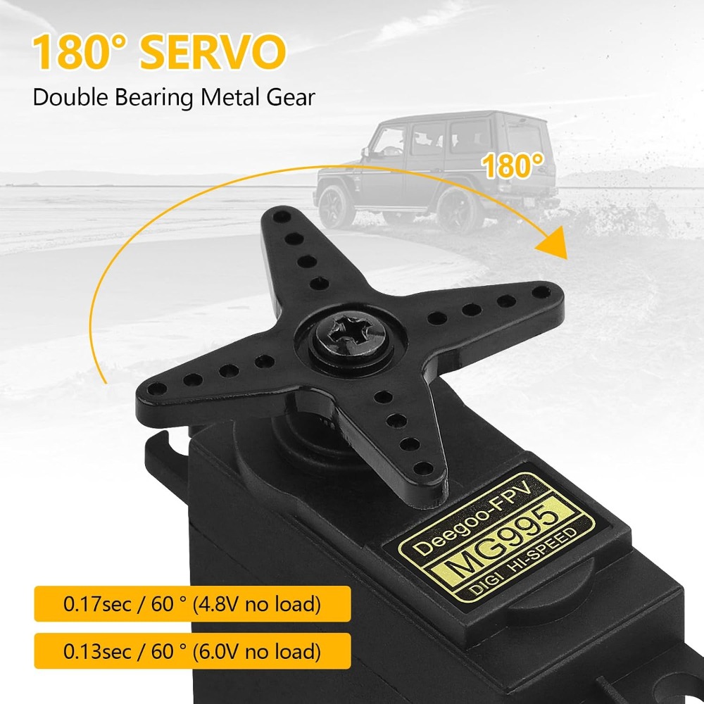 6pcs MG995 55G Micro Servo Mot - Rc Helicopter Mini recensione e prezzo