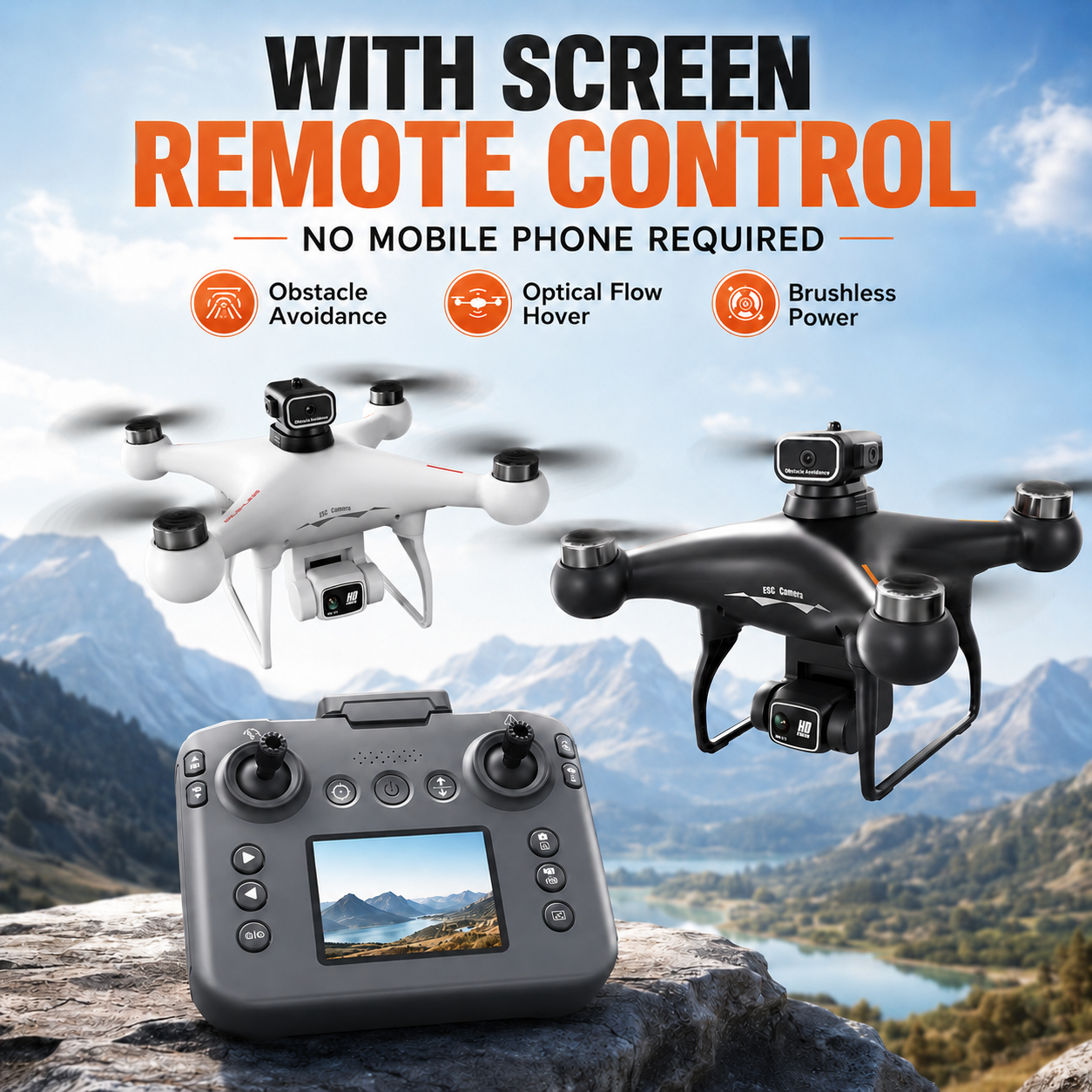 ZNLYRION S116 RC Drone Brushle - Rc Helicopter Bag recensione e prezzo