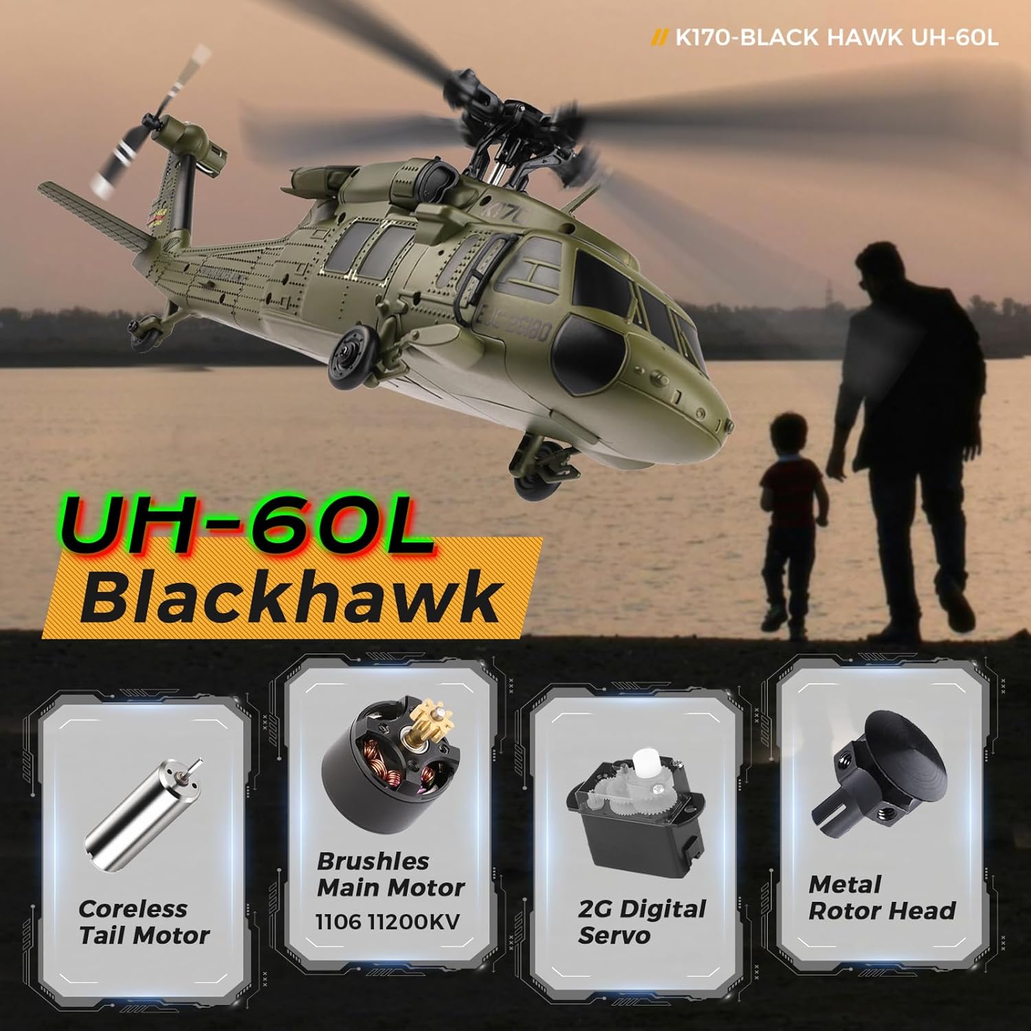 WLtoys K170 Brushless 4-CH RC  - Rc Helicopter Gyro recensione e prezzo