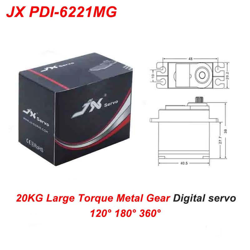 JX PDI-6221MG 20KG Large Torqu - Rc Helicopter Large recensione e prezzo