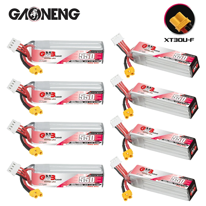 GNB HV 11.4V 550mAh 100C/200C  - Rc Helicopter Parts recensione e prezzo