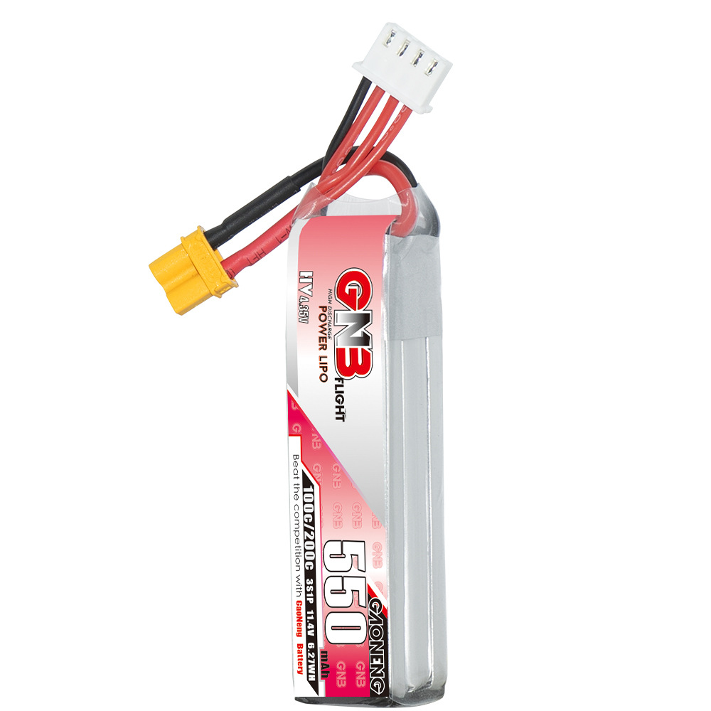 GNB HV 11.4V 550mAh 100C/200C  - Rc Helicopter Parts recensione e prezzo
