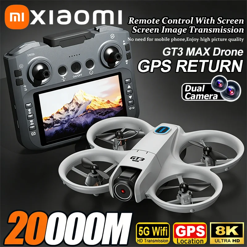Xiaomi GT3 MAX GPS Drone 8K Ae - Rc Helicopter Charger recensione e prezzo