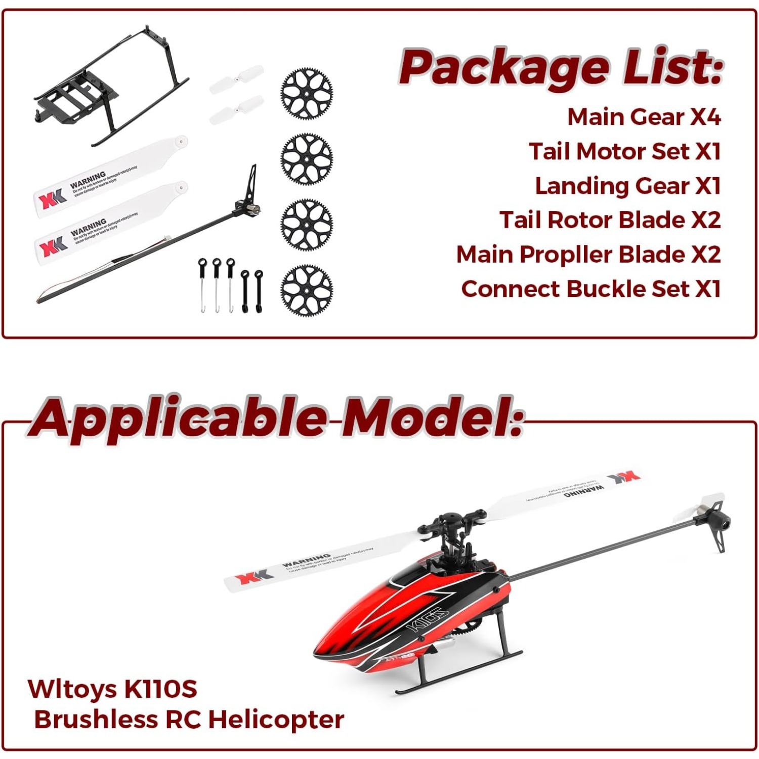 Spare Accessory Kit, Compatibl - Rc Helicopter Blade recensione e prezzo