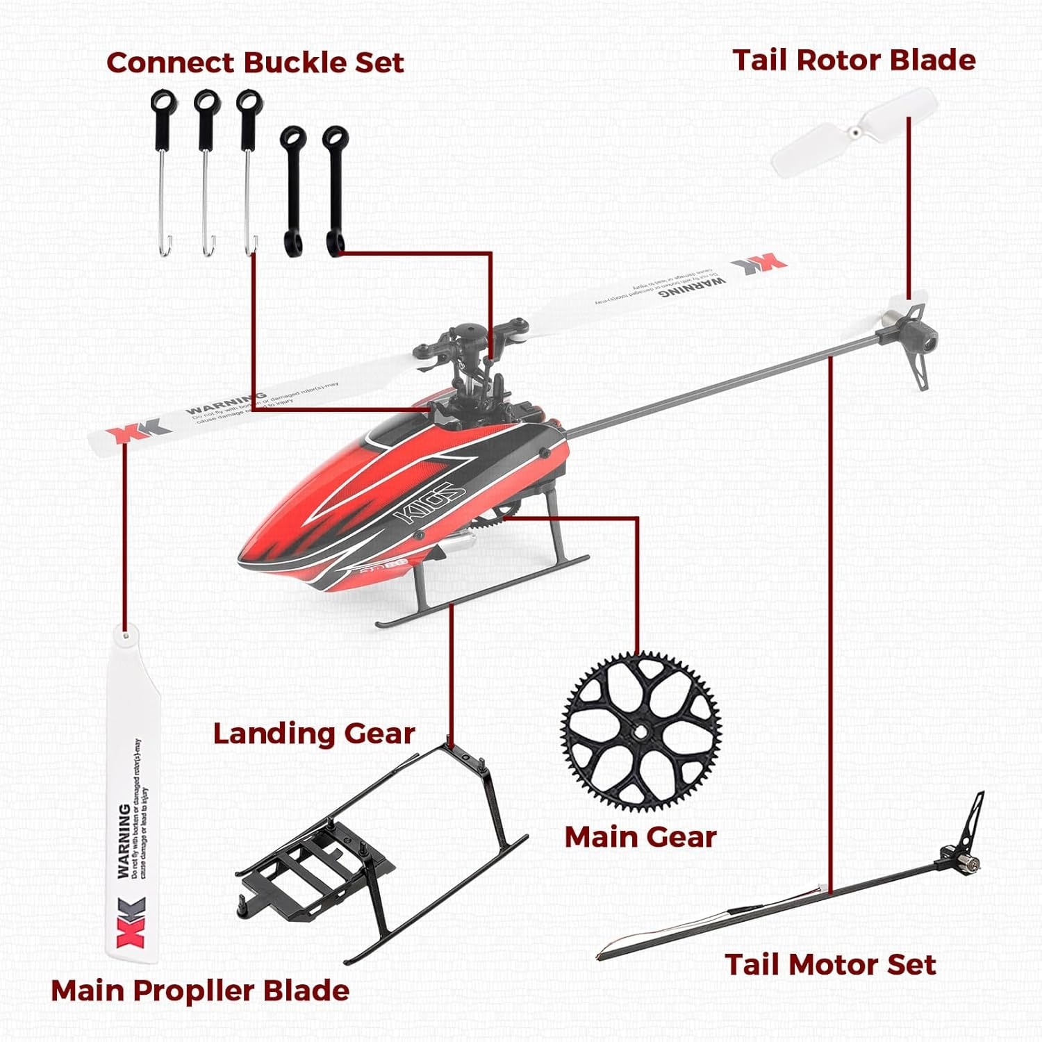 Spare Accessory Kit, Compatibl - Rc Helicopter Blade recensione e prezzo