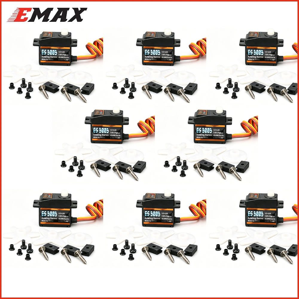 8pcs/lot Emax ES3003 4.8V-6.0V - Rc Helicopter Motor recensione e prezzo