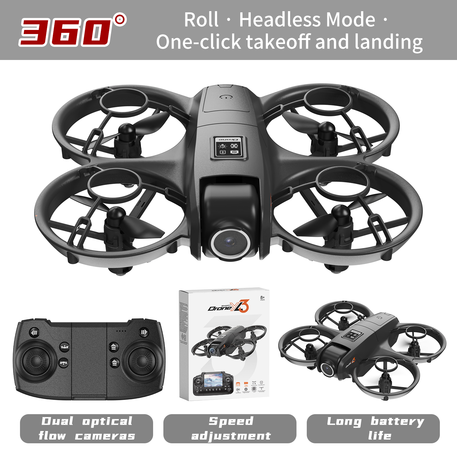YL3 Remote-Controlled Drone wi - Rc Helicopter Case recensione e prezzo