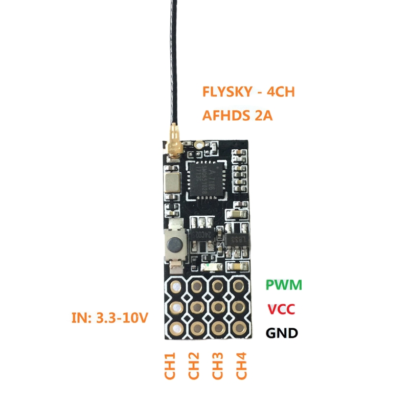 Flysky FS2A Mini Receiver 4CH  - Rc Helicopter Remote Control recensione e prezzo