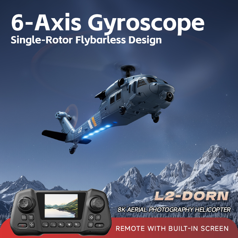 4DRC L2 RC Apache Military Fig - Rc Helicopter Single Rotor recensione e prezzo