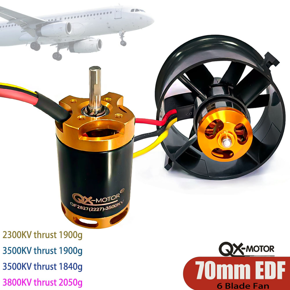 QX-MOTOR 6 Blades 70mm Ducted  - Rc Helicopter Blade recensione e prezzo