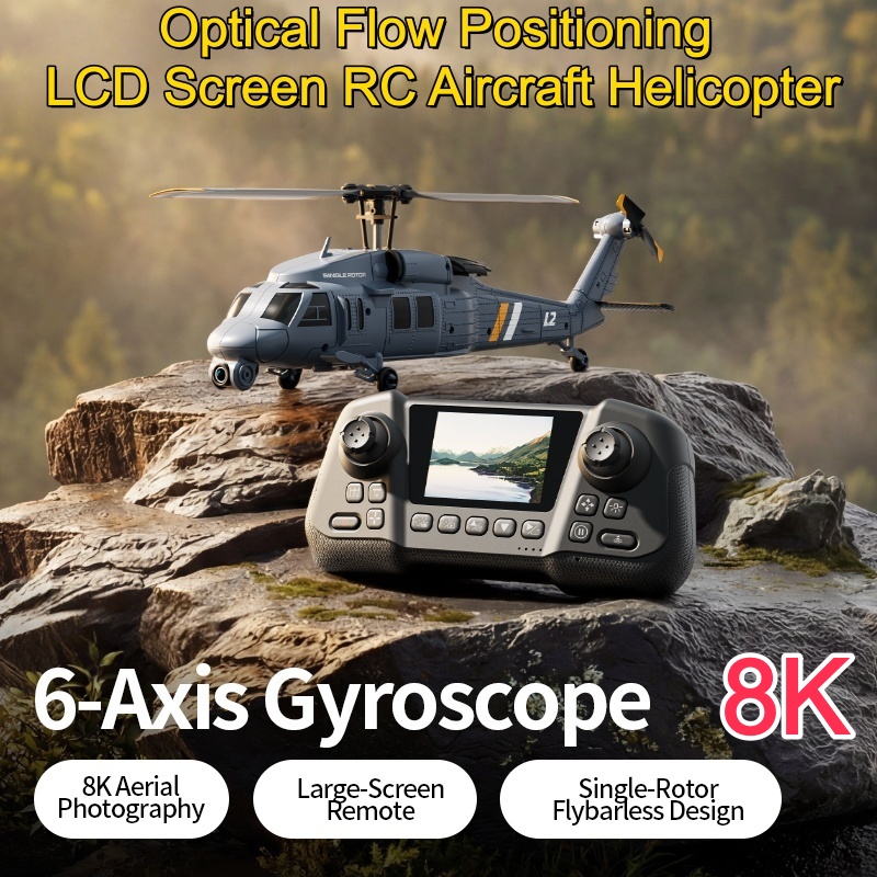 Military Remote Control Screen - Rc Helicopter Single Rotor recensione e prezzo