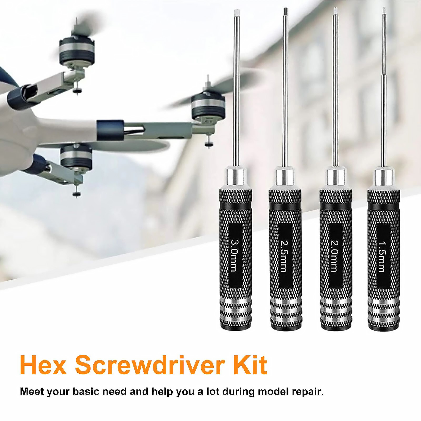 4Pcs/lot RC Tools Hex Nut Scre - Rc Helicopter Tool Kit recensione e prezzo