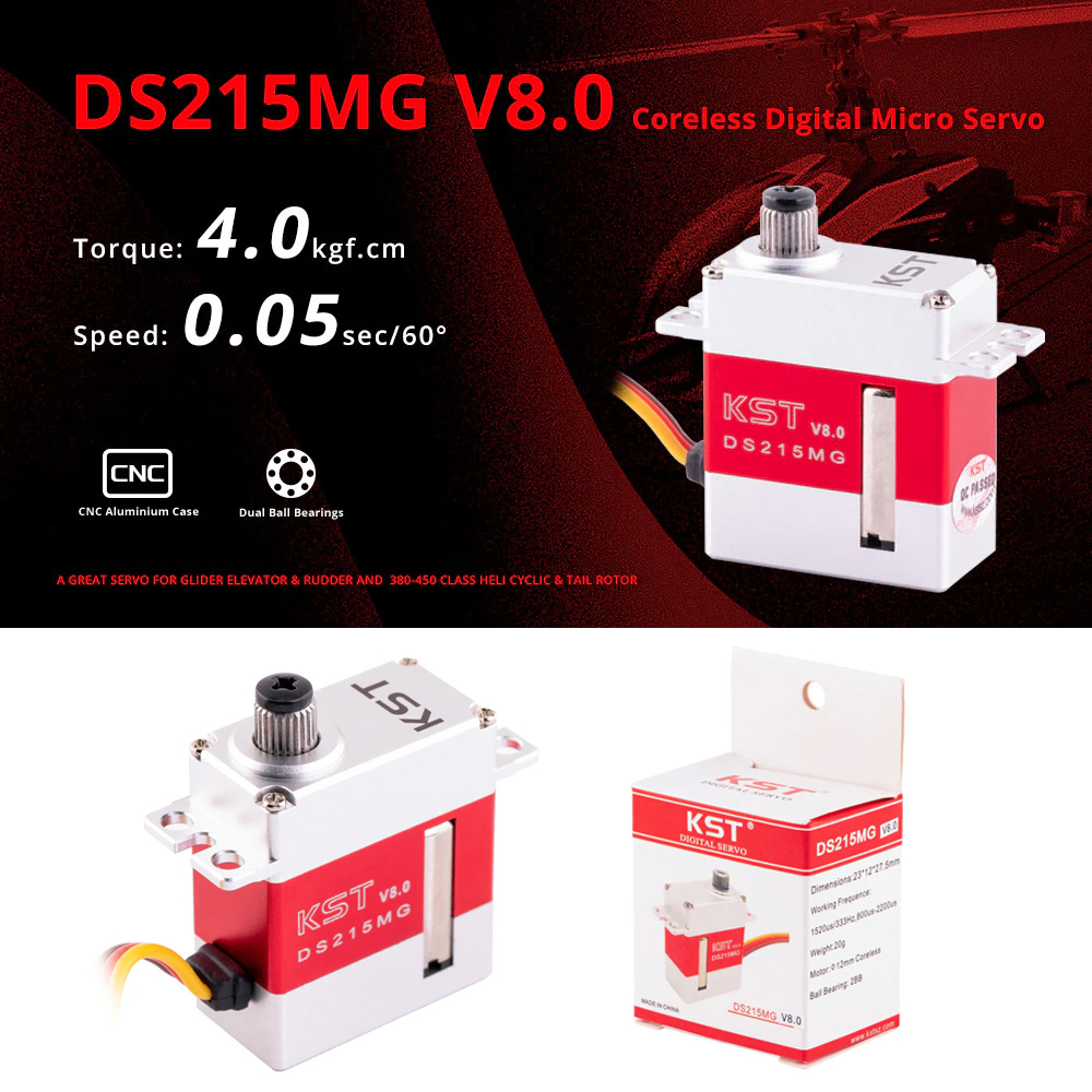 KST DS215MG/ DS315MG /DS525MG  - Rc Helicopter Servo recensione e prezzo
