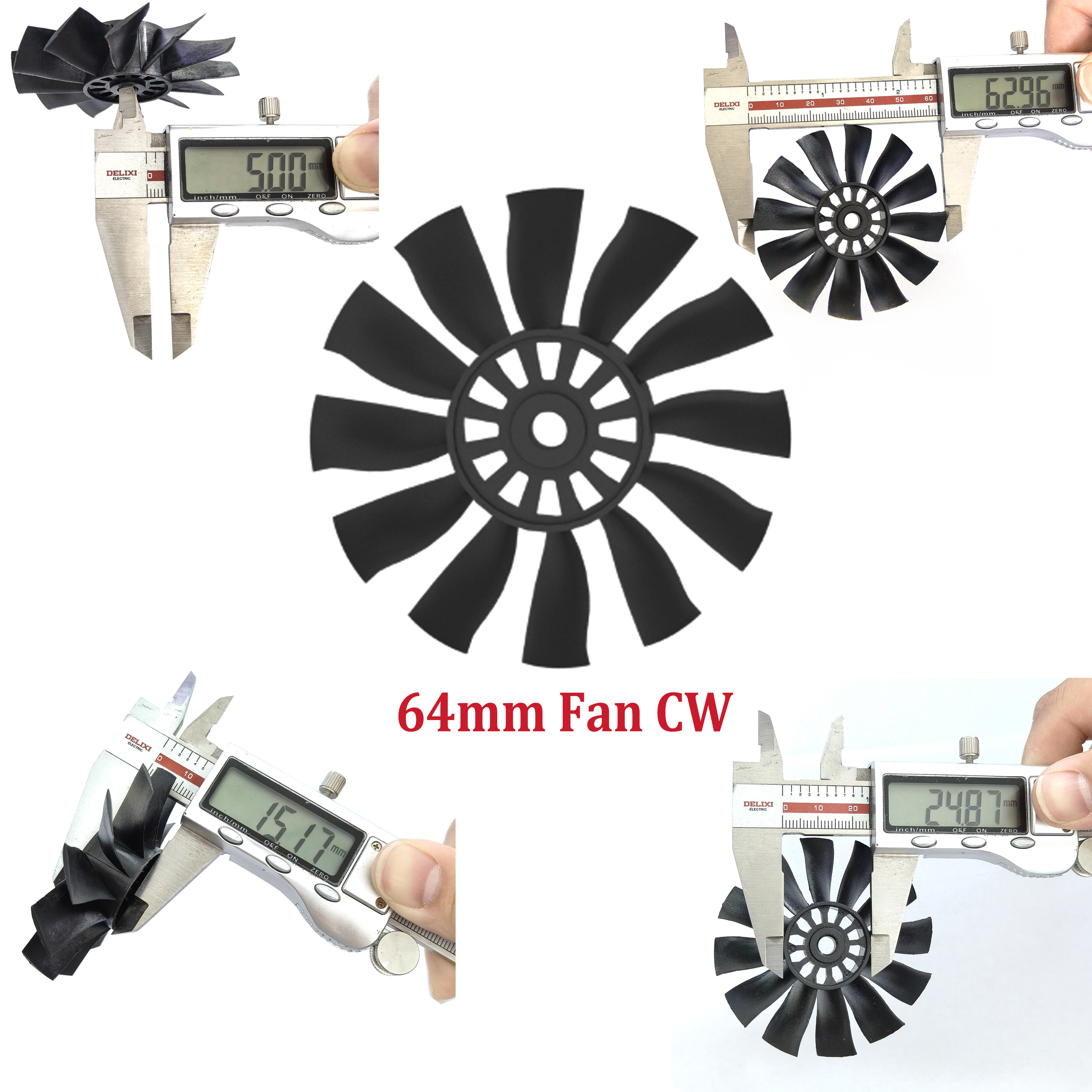 QX-MOTOR 12Blades CW CCW 70mm  - Rc Helicopter Blade recensione e prezzo
