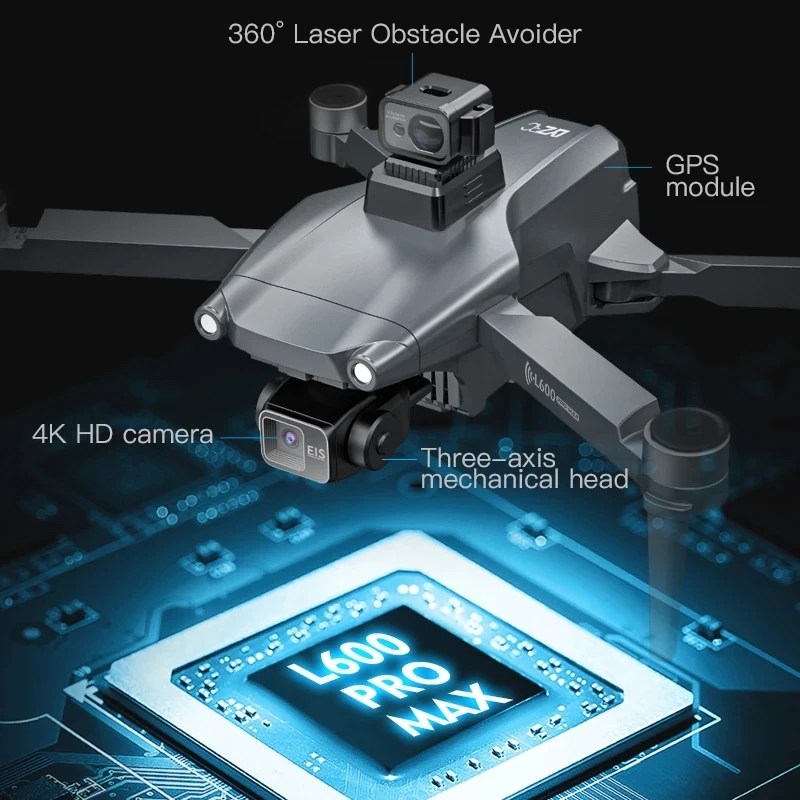 L600 PRO MAX GPS Drone Profess - Rc Helicopter Parts recensione e prezzo