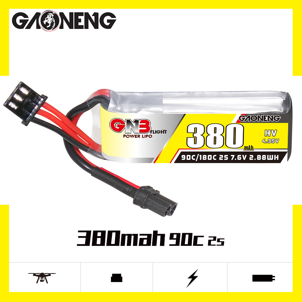 GNB 2S 7.6V 380mAh 90C/180C Li - Rc Helicopter Parts recensione e prezzo
