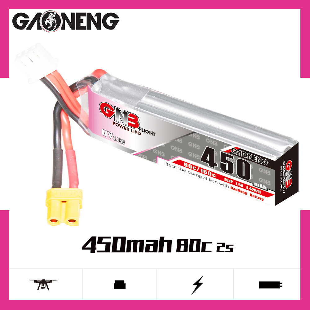 GNB LiPo Battery HV 2S 7.6V 45 - Rc Helicopter Parts recensione e prezzo