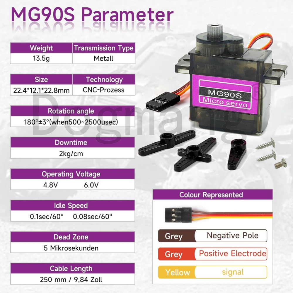 MG90S Servo 1/2/4/10/20/50 Pcs - Rc Helicopter Mini recensione e prezzo
