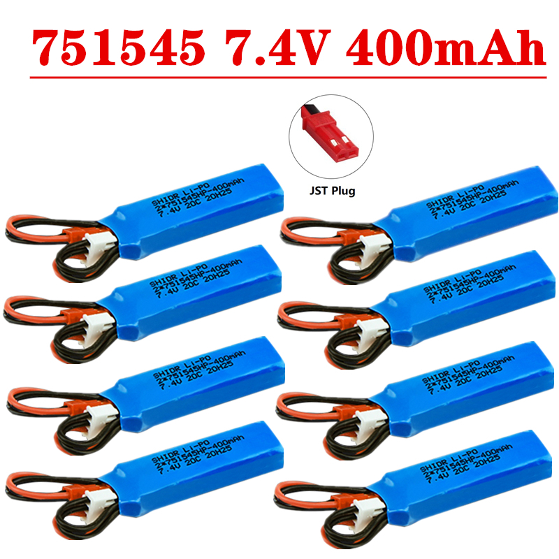 RC Car Battery 7.4V 400mah Lip - Rc Helicopter Parts recensione e prezzo