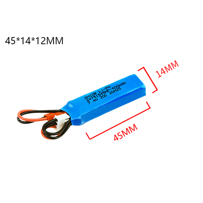 RC Car Battery 7.4V 400mah Lip - Rc Helicopter Parts recensione e prezzo