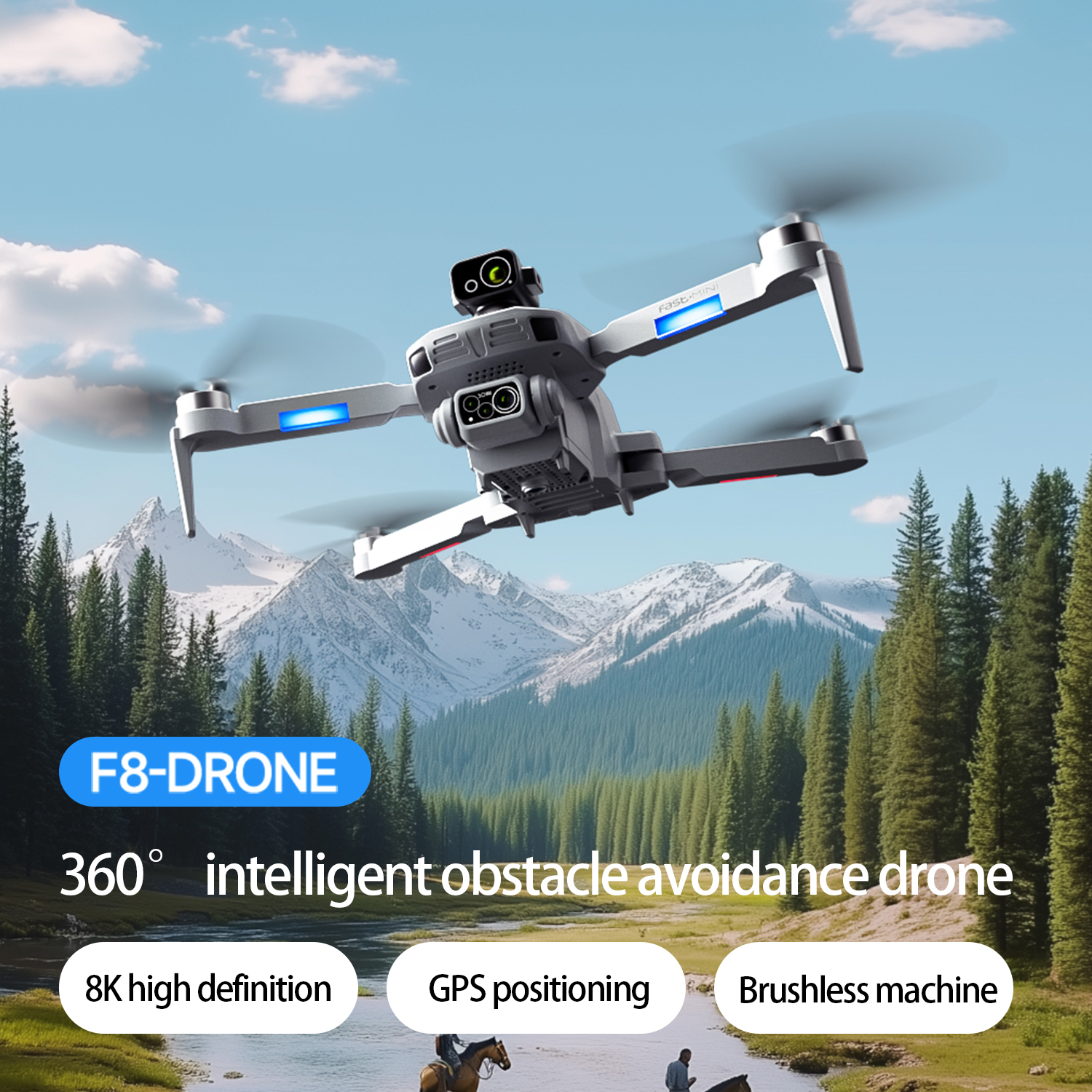 F8 MAX GPS Drone Professional  - Rc Helicopter Electric recensione e prezzo