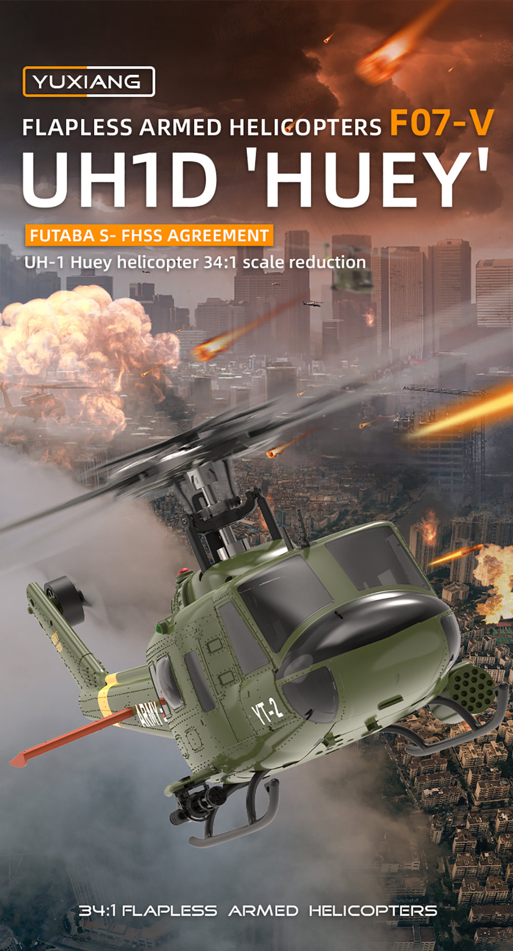 New YUXIANG RC Helicopter F07- - Rc Helicopter Gyro recensione e prezzo