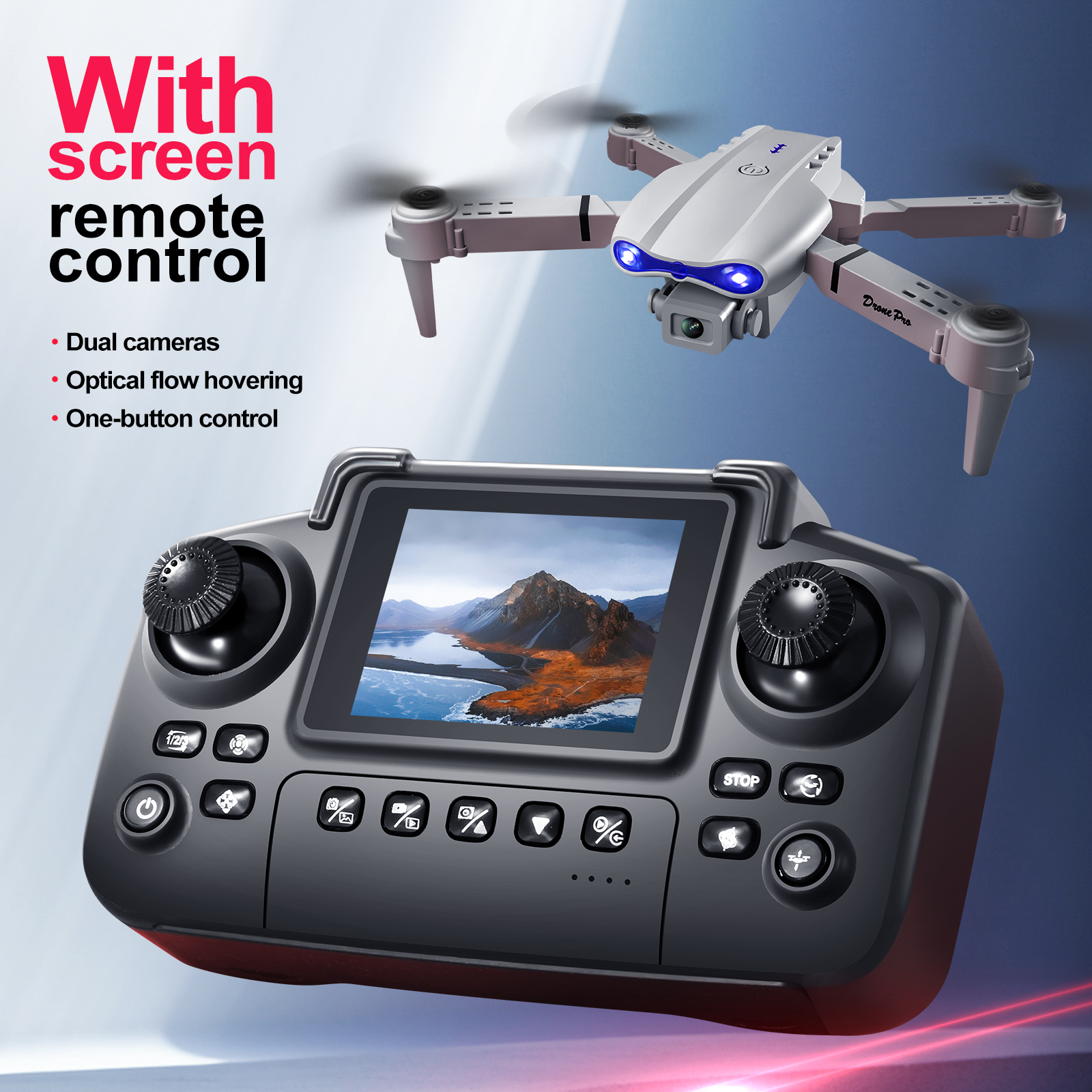 2025 New E88 E99 Upgraded Dron - Rc Helicopter Case recensione e prezzo