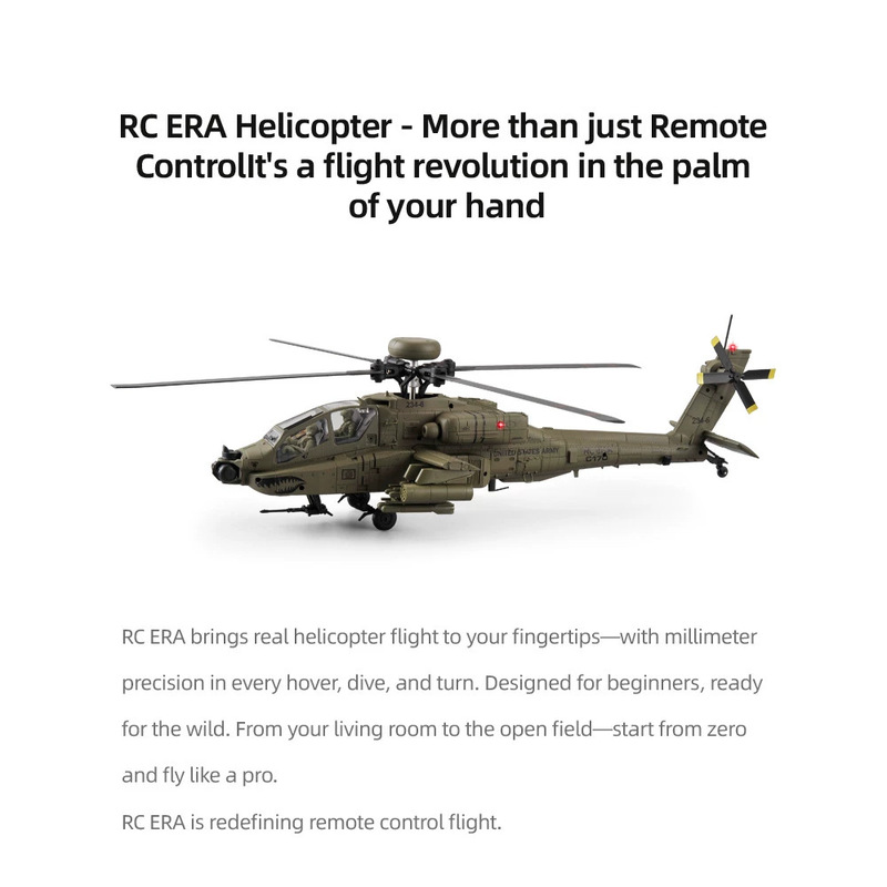 Rc Era C170 Ah 64d Apache Rc H - Rc Helicopter Single Rotor recensione e prezzo