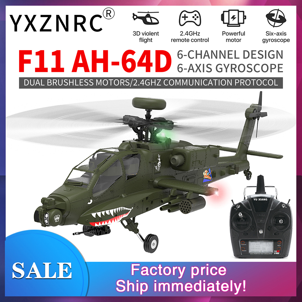 YXZNRC F11 AH-64D Apache RC He - Rc Helicopter Gyro recensione e prezzo