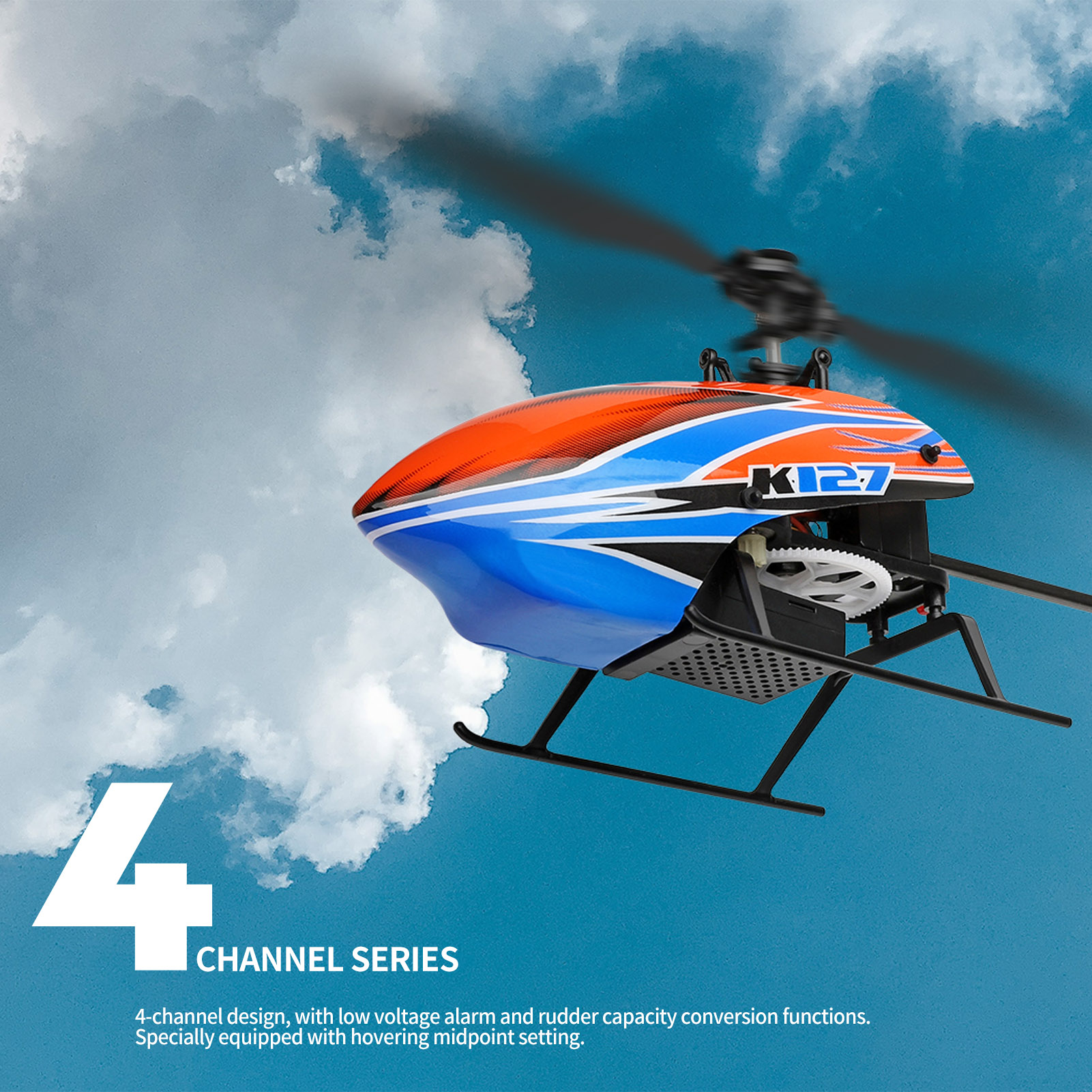 WLtoys XK K127 4CH 6-axis Gyro - Rc Helicopter Gyro recensione e prezzo